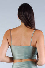 Load image into Gallery viewer, Sexy Spaghetti Strap Darted Under Bust Crop Top