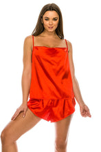 Load image into Gallery viewer, Satin Pj Short Set