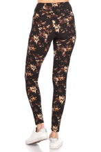 Load image into Gallery viewer, 5-inch Long Yoga Style Banded Lined Multi Printed Knit Legging With High Waist