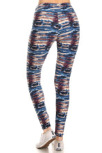 Load image into Gallery viewer, Yoga Style Banded Lined Tie Dye Printed Knit Legging With High Waist