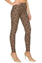 Load image into Gallery viewer, Multi Print, Full Length, High Waisted Leggings In A Fitted Style With An Elastic Waistband