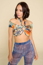 Load image into Gallery viewer, Sexy Crop Halter Top, Self-tie