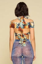 Load image into Gallery viewer, Sexy Crop Halter Top, Self-tie