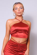 Load image into Gallery viewer, Sexy Halter Front Crop Top