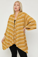 Load image into Gallery viewer, Kimono Style Striped Cardigan