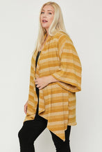 Load image into Gallery viewer, Kimono Style Striped Cardigan