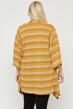 Load image into Gallery viewer, Kimono Style Striped Cardigan