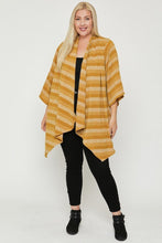 Load image into Gallery viewer, Kimono Style Striped Cardigan