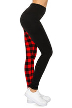 Load image into Gallery viewer, Spliced 5-inch Long Yoga Style Banded Lined Knit Legging With High Waist