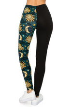 Load image into Gallery viewer, Spliced 5-inch Long Yoga Style Banded Lined Knit Legging With High Waist