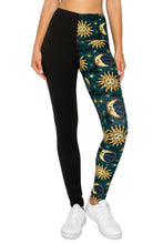 Load image into Gallery viewer, Spliced 5-inch Long Yoga Style Banded Lined Knit Legging With High Waist