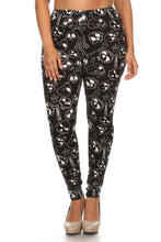 Load image into Gallery viewer, Plus Size Print, Full Length Leggings In A Fitted Style With A Banded High Waist