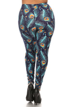Load image into Gallery viewer, Plus Size Print, Full Length Leggings In A Slim Fitting Style With A Banded High Waist