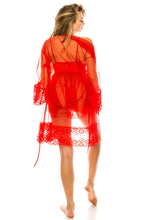 Load image into Gallery viewer, 3pc Mesh Robe Set