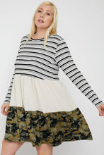Load image into Gallery viewer, Tiered Color Block Dress