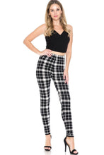 Load image into Gallery viewer, Multi Printed, High Waisted, Leggings With An Elasticized Waist Band.