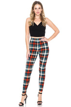 Load image into Gallery viewer, Multi Printed, High Waisted, Leggings With An Elasticized Waist Band