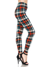 Load image into Gallery viewer, Multi Printed, High Waisted, Leggings With An Elasticized Waist Band