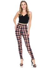 Load image into Gallery viewer, Multi Printed, High Waisted, Leggings With An Elasticized Waist Band