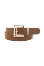 Load image into Gallery viewer, Outline Cutout Square Buckle Belt