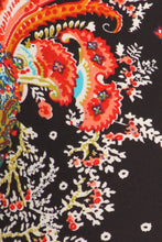 Load image into Gallery viewer, Multi-color Paisley Print, Banded, Full Length Leggings In A Fitted Style With A High Waisted