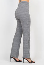 Load image into Gallery viewer, Plaid Cut-out Long Sleeve Top &amp; Pants Set