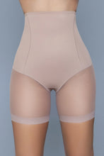 Load image into Gallery viewer, Nude High Waist Mesh Shorts Body Shaper With Waist Boning