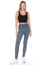 Load image into Gallery viewer, 5-inch Long Yoga Style Banded Lined Multi Printed Knit Legging With High Waist