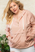 Load image into Gallery viewer, Hood Front Metal Zipper With Front Pocket Windbreaker