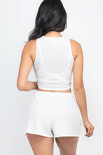 Load image into Gallery viewer, Soft Rib Crop Tank Top &amp; Shorts Set