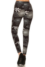Load image into Gallery viewer, Super Soft Peach Skin Fabric, Multi-color Printed Knit Legging With Elastic High Waist Band