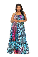 Load image into Gallery viewer, Printed Voluminous Maxi Dress