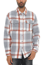 Load image into Gallery viewer, Men&#39;s Checkered Soft Flannel Shacket