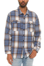 Load image into Gallery viewer, Men&#39;s Checkered Soft Flannel Shacket
