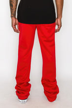 Load image into Gallery viewer, Solid Flare Stacked Track Pants