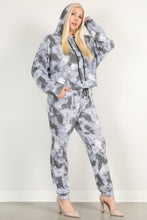 Load image into Gallery viewer, Tie Dye Print Pullover Hoodie And Sweatpants