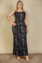 Load image into Gallery viewer, Plus Size Tie Dye Printed Cami Bodycon Maxi Dress