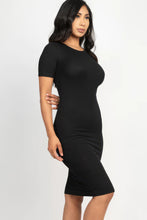 Load image into Gallery viewer, Ribbed Bodycon Midi Dress