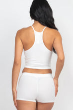 Load image into Gallery viewer, Ribbed Crop Cami Top &amp; Shorts Set