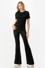 Load image into Gallery viewer, Pretty Pleated Flare Pants Set