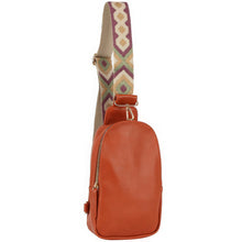 Load image into Gallery viewer, Smooth Zipper Sling Crossbody With Guitar Strap