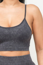 Load image into Gallery viewer, Washed Seamless Basic Tank Top And Shorts Set