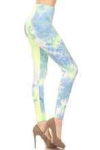 Load image into Gallery viewer, Tie Dye Printed, Full Length, High Waisted Leggings