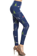 Load image into Gallery viewer, Christmas Cartoon Printed High Waisted Leggings