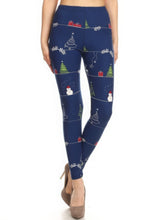 Load image into Gallery viewer, Christmas Cartoon Printed High Waisted Leggings