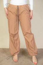 Load image into Gallery viewer, Plus Size Drawstring Waist Parachute Pants