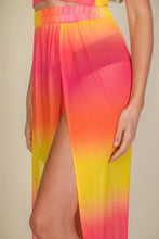 Load image into Gallery viewer, High Split Mesh Sheer Maxi Skirt