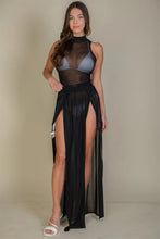 Load image into Gallery viewer, High Split Mesh Sheer Maxi Skirt